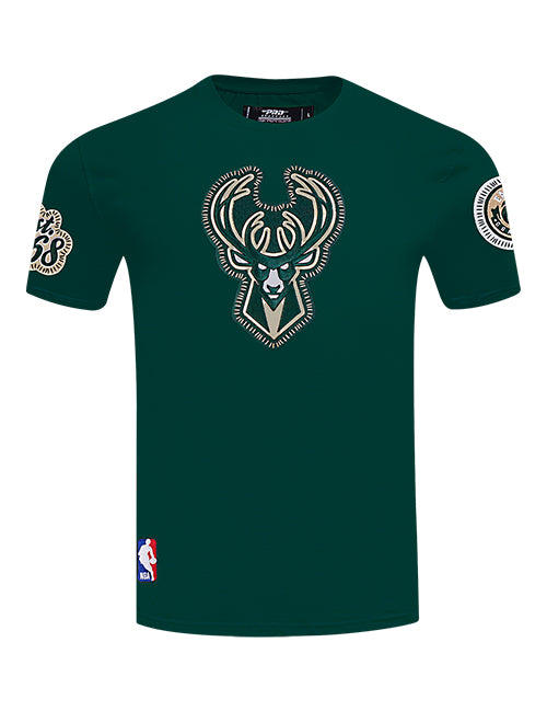 Pro Standard DIY Pick Stitch Milwaukee Bucks T-Shirt-front