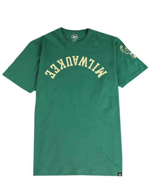 '47 Brand Milwaukee Bucks Upside Down City T-Shirt