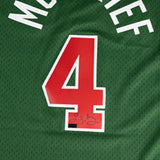 Signed Mitchell & Ness HWC '83 Sidney Moncrief Milwaukee Bucks Swingman Jersey-signature