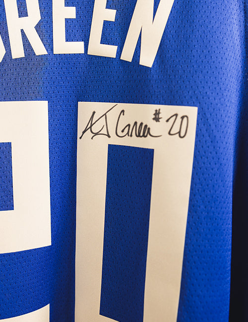 Signed Nike 2024-25 City Edition AJ Green Milwaukee Bucks Swingman Jersey-signature