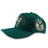 Pro Standard MKE Green Milwaukee Bucks Snapback Hat-left