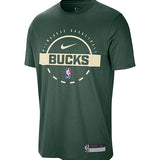 Nike 2025-26 Authentic Milwaukee Bucks Practice T-Shirt-front