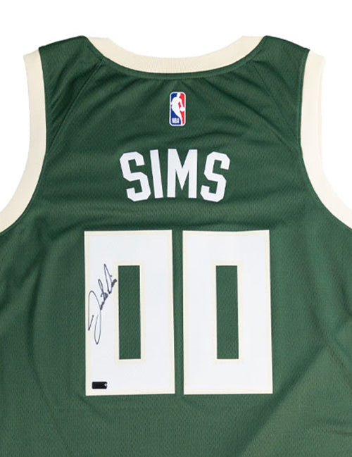 Signed Nike 2022 Icon Edition Jericho Sims Milwaukee Bucks Swingman Jersey-signature 