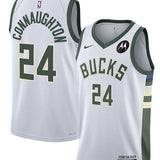 Nike 2022 Association Edition Taurean Prince Milwaukee Bucks Swingman Jersey-collage