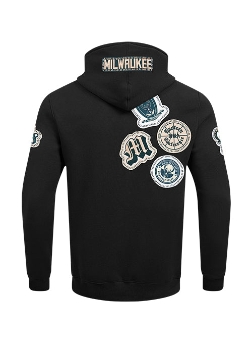 Pro Standard DIY Pick Stitch Milwaukee Bucks Hooded Sweatshirt-back