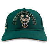 Pro Standard MKE Green Milwaukee Bucks Snapback Hat-front