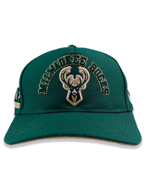 Pro Standard MKE Green Milwaukee Bucks Snapback Hat-front