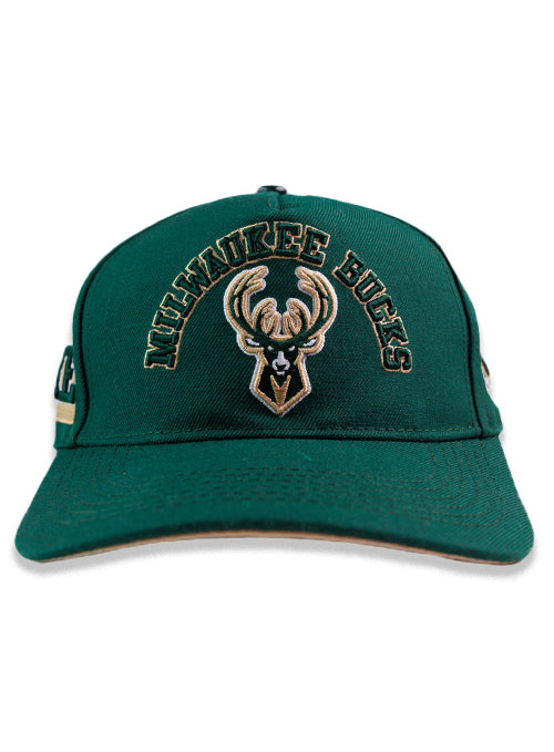 Pro Standard MKE Green Milwaukee Bucks Snapback Hat-front