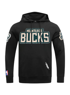 Pro Standard DIY Pick Stitch Milwaukee Bucks Hooded Sweatshirt-front