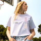 Women's Pro Standard Hologram Milwaukee Bucks Boxy T-Shirt-FRONT