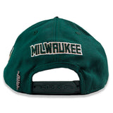 Pro Standard MKE Green Milwaukee Bucks Snapback Hat-back