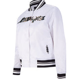 Women's Pro Standard Ransom Milwaukee Bucks Satin Jacket-angled front