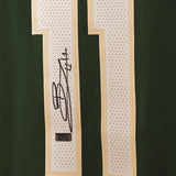Signed Game Used Nike 2020 Icon Edition Brook Lopez Milwaukee Bucks Authentic Jersey