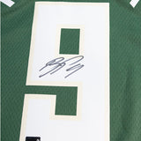 Signed Nike 2022 Icon Edition Bobby Portis Jr. Milwaukee Bucks Swingman Jersey-signature
