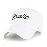 Women's '47 Brand Clean Up Trendy Script Milwaukee Bucks Adjustable Hat