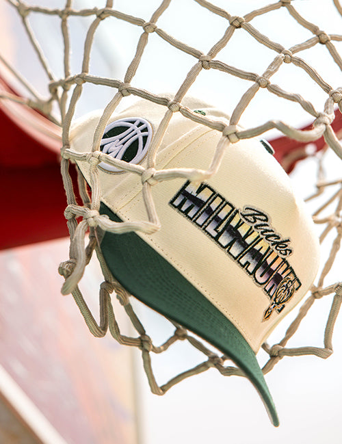 Pro Standard Chromatic Milwaukee Bucks Pinch Front Snapback Hat-photoshoot 1