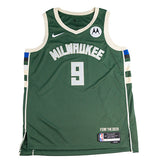 Signed Nike 2022 Icon Edition Bobby Portis Jr. Milwaukee Bucks Swingman Jersey-front