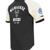 Pro Standard First Time Milwaukee Bucks Drop Hem T-Shirt-angled front