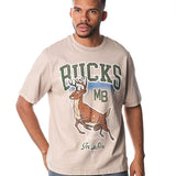 The Wild Collective x Bucks In Six Jumping Buck Milwaukee Bucks T-Shirt- male front