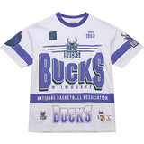 Mitchell & Ness HWC '93 Team Origins Milwaukee Bucks T-Shirt-front