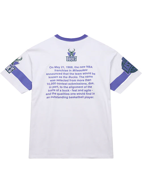 Mitchell & Ness HWC '93 Team Origins Milwaukee Bucks T-Shirt-back