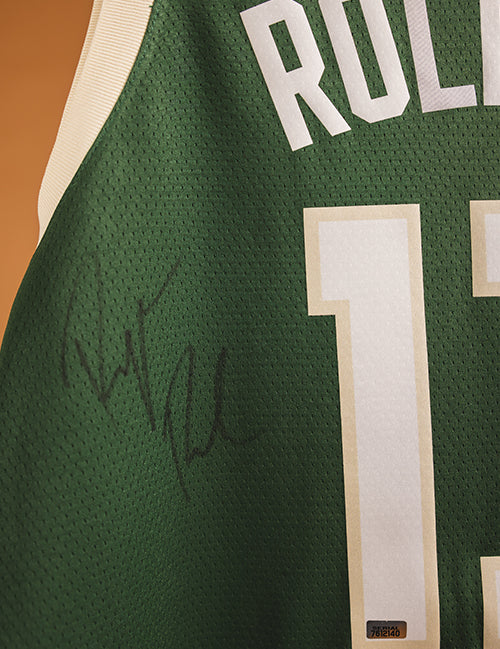 Signed Nike 2022 Icon Edition Ryan Rollins Milwaukee Bucks Swingman Jersey-signature