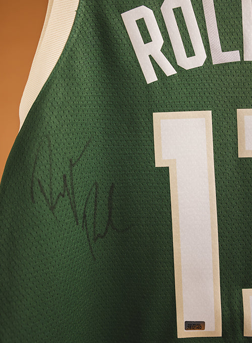Signed Nike 2022 Icon Edition Ryan Rollins Milwaukee Bucks Swingman Jersey-signature