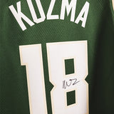 Signed Nike 2022 Icon Edition Kyle Kuzma Milwaukee Bucks Swingman Jersey-signature