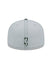 New Era 59Fifty Gray Pop Milwaukee Bucks Fitted Hat - Back View