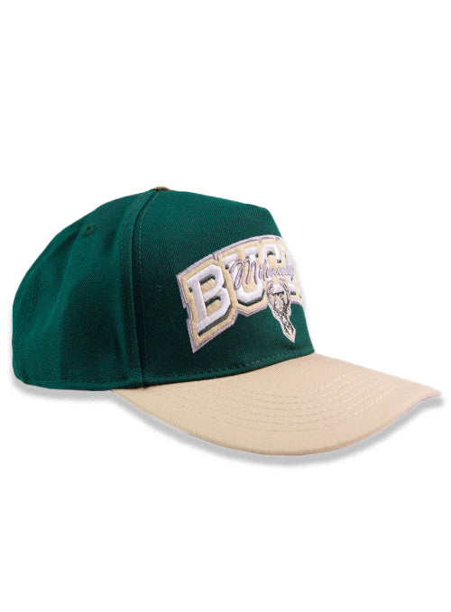 Pro Standard Two-Tone Stacked Milwaukee Bucks Adjustable Hat-right