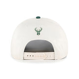 Women's '47 Brand Rope Script Milwaukee Bucks Hitch Snapback Hat-back