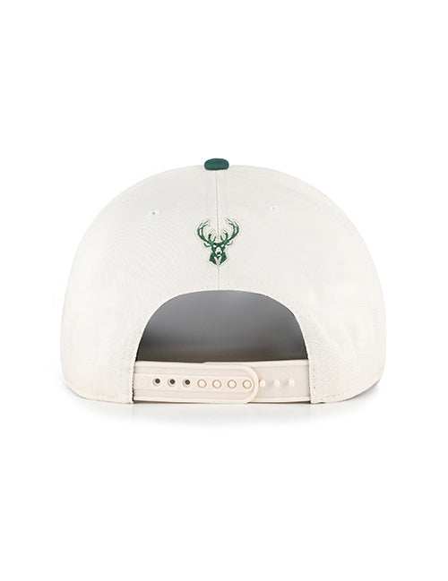 Women's '47 Brand Rope Script Milwaukee Bucks Hitch Snapback Hat-back