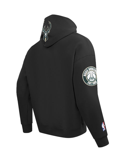 Pro Standard Made To Play Damian Lillard Milwaukee Bucks Hooded Sweatshirt-angled back