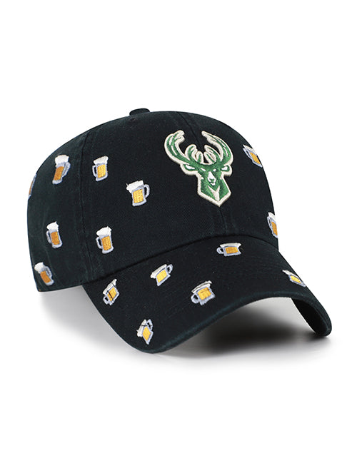 '47 Brand Clean Up Beer Confetti Milwaukee Bucks Adjustable Hat-right