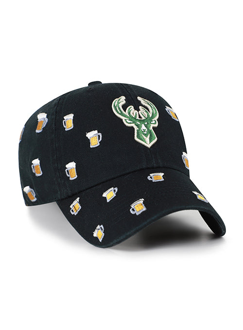 '47 Brand Clean Up Beer Confetti Milwaukee Bucks Adjustable Hat-right