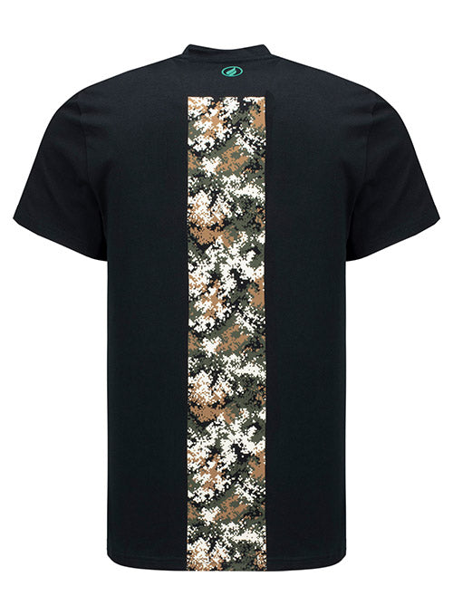 FISLL Digital Camo Black Milwaukee Bucks T-Shirt - Back View