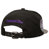 Mitchell & Ness HWC '93 Leather Strap Milwaukee Bucks Snapback Hat-back