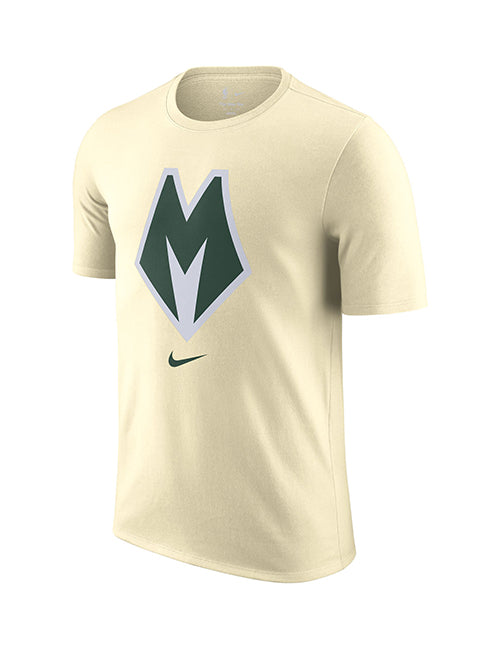 Nike 2025-26 City Edition Essential Opal Milwaukee Bucks T-Shirt-front