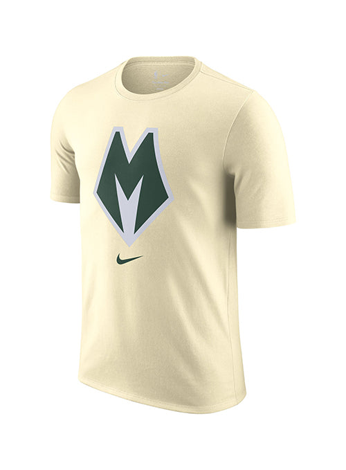 Nike 2025-26 City Edition Essential Opal Milwaukee Bucks T-Shirt-front
