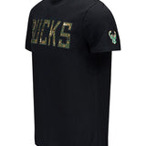 FISLL Digital Camo Black Milwaukee Bucks T-Shirt - Left Side View