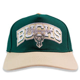 Pro Standard Two-Tone Stacked Milwaukee Bucks Adjustable Hat-front