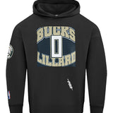 Pro Standard Made To Play Damian Lillard Milwaukee Bucks Hooded Sweatshirt-front