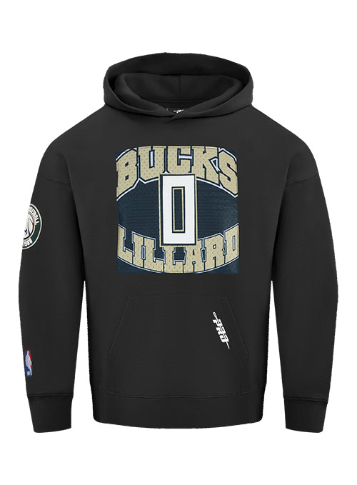 Pro Standard Made To Play Damian Lillard Milwaukee Bucks Hooded Sweatshirt-front