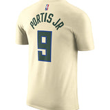 Nike 2025-2026 City Edition Bobby Portis Jr Milwaukee Bucks T-Shirt-back
