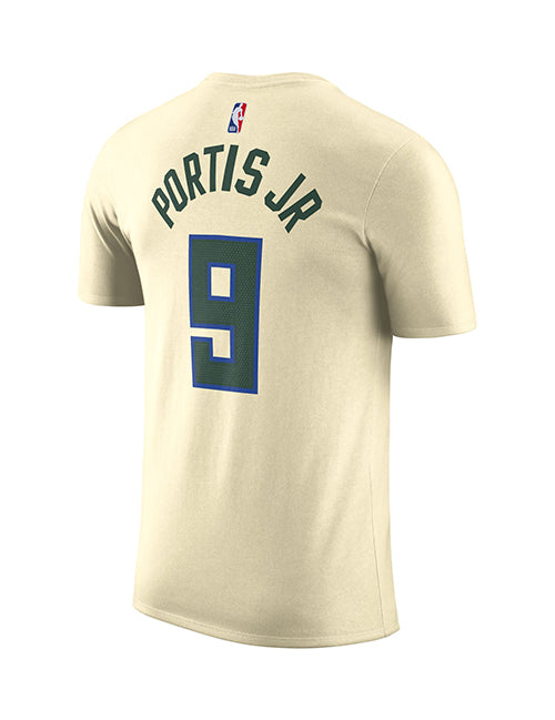 Nike 2025-2026 City Edition Bobby Portis Jr Milwaukee Bucks T-Shirt-back