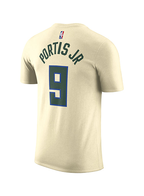 Nike 2025-2026 City Edition Bobby Portis Jr Milwaukee Bucks T-Shirt-back