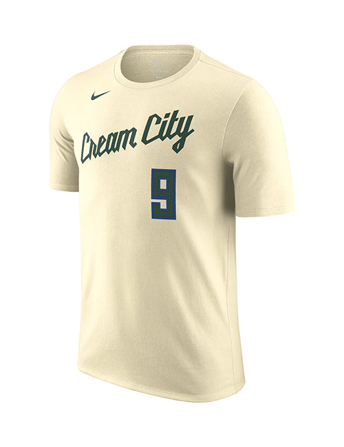 Nike 2025-2026 City Edition Bobby Portis Jr Milwaukee Bucks T-Shirt-front