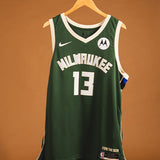 Signed Nike 2022 Icon Edition Ryan Rollins Milwaukee Bucks Swingman Jersey-front