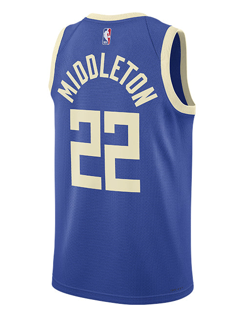 Nike 2024-25 City Edition Khris Middleton Swingman Jersey-back