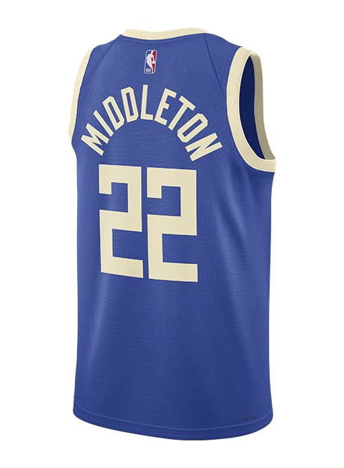 Nike 2024-25 City Edition Khris Middleton Swingman Jersey-back